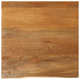 Tablero de mesa borde natural madera maciza mango 60x60x2,5 cm Tablero de mesa borde natural madera maciza mango 60x60x2,5 cm