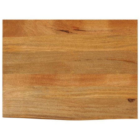Tablero de mesa borde natural madera maciza mango 70x60x2,5 cm en Tableros para mesas | Comprar online en Foro24