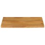 Tablero de mesa borde natural madera maciza mango 90x60x2,5 cm en Tableros para mesas | Comprar online en Foro24