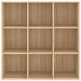 Estantería madera de ingeniería roble Sonoma 98x29x97,5 cm de vidaXL, Librerías y estanterías - Ref: Foro24-801128, Precio: 9...