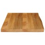 Tablero de mesa borde natural madera maciza mango 90x60x2,5 cm en Tableros para mesas | Comprar online en Foro24