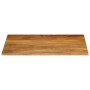 Tablero de mesa borde natural madera maciza mango 90x80x2,5 cm