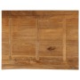 Tablero de mesa borde natural madera maciza mango 90x80x2,5 cm
