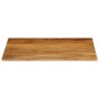 Tablero de mesa borde natural madera maciza mango 90x80x3,8 cm