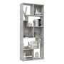 Betongraues Sperrholzregal 67x24x161 cm von vidaXL, Bücherregale und Regale - Ref: Foro24-801881, Preis: 66,74 €, Rabatt: %