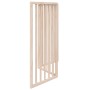 Puerta para perros plegable 3 paneles madera de álamo 150 cm