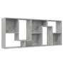 Betongraues Sperrholzregal 67x24x161 cm von vidaXL, Bücherregale und Regale - Ref: Foro24-801881, Preis: 66,74 €, Rabatt: %