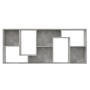 Estantería madera contrachapada gris hormigón 67x24x161 cm