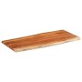 Tablero de mesa rectangular borde natural acacia 140x60x3,8 cm