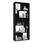 Bücherregal aus schwarzem Sperrholz, 67 x 24 x 161 cm von vidaXL, Bücherregale und Regale - Ref: Foro24-801878, Preis: 65,67 ...