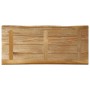 Tablero de mesa borde natural madera maciza mango 100x40x2,5 cm