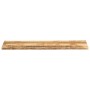 Tablero de mesa borde natural madera maciza mango 180x40x2,5 cm