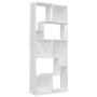 Regal aus glänzend weißem Sperrholz, 67 x 24 x 161 cm von vidaXL, Bücherregale und Regale - Ref: Foro24-801883, Preis: 83,38 ...