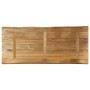 Tablero de mesa borde natural madera maciza mango 140x60x2,5 cm en Tableros para mesas | Comprar online en Foro24