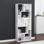 White plywood bookcase shelf 67x24x161 cm by vidaXL, Bookcases and shelves - Ref: Foro24-801877, Price: 75,52 €, Discount: %