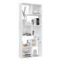 White plywood bookcase shelf 67x24x161 cm by vidaXL, Bookcases and shelves - Ref: Foro24-801877, Price: 75,52 €, Discount: %
