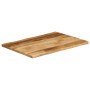 Tablero de mesa borde natural madera maciza mango 80x60x3,8 cm en Tableros para mesas | Comprar online en Foro24