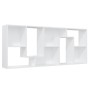 White plywood bookcase shelf 67x24x161 cm by vidaXL, Bookcases and shelves - Ref: Foro24-801877, Price: 75,52 €, Discount: %