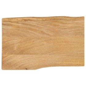 Tablero de mesa borde natural madera maciza mango 50x40x2,5 cm Tablero de mesa borde natural madera maciza mango 50x40x2,5 cm