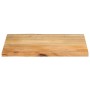 Tablero de mesa borde natural madera maciza mango 80x60x3,8 cm en Tableros para mesas | Comprar online en Foro24