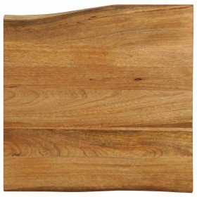 Tablero de mesa borde natural madera maciza mango 60x60x2,5 cm Tablero de mesa borde natural madera maciza mango 60x60x2,5 cm