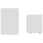 Couchtisch-Set aus weißem Sperrholz, 48 x 30 x 45 cm von vidaXL, Couchtisch - Ref: Foro24-802885, Preis: 35,83 €, Rabatt: %