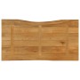 Tablero de mesa borde natural madera maciza mango 110x60x2,5 cm en Tableros para mesas | Comprar online en Foro24