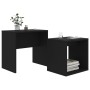 Set of black plywood coffee tables 48x30x45cm by vidaXL, Coffee table - Ref: Foro24-802886, Price: 34,44 €, Discount: %
