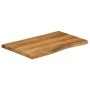 Tablero de mesa borde natural madera maciza mango 80x60x3,8 cm