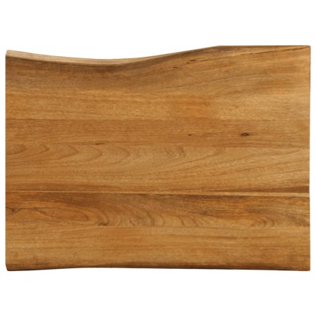Tablero de mesa borde natural madera maciza mango 90x60x3,8 cm en Tableros para mesas | Comprar online en Foro24