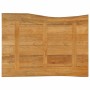 Tablero de mesa borde natural madera maciza mango 90x60x3,8 cm en Tableros para mesas | Comprar online en Foro24