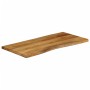 Tablero de mesa borde natural madera maciza mango 110x60x3,8 cm