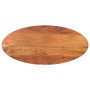 Tablero de mesa ovalado madera maciza de acacia 80x40x3,8 cm en Tableros para mesas | Comprar online en Foro24
