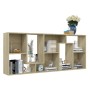 Regal aus Sonoma-Eichensperrholz, 67 x 24 x 161 cm von vidaXL, Bücherregale und Regale - Ref: Foro24-801880, Preis: 77,10 €, ...