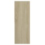 Estantería madera contrachapada color roble Sonoma 67x24x161 cm
