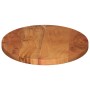 Tablero de mesa ovalado madera maciza de acacia 140x60x3,8 cm