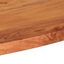 Tablero de mesa ovalado madera maciza de acacia 140x60x3,8 cm