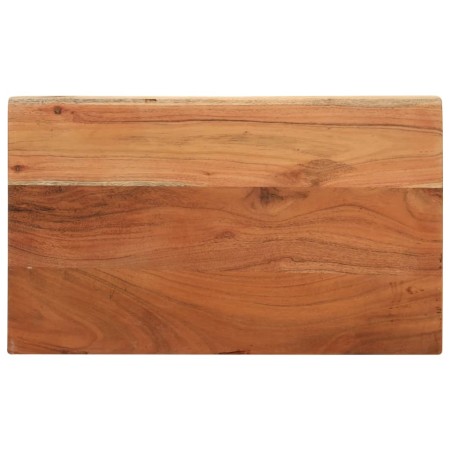 Tablero de mesa rectangular madera maciza acacia 40x30x2,5 cm