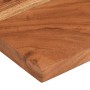 Tablero de mesa rectangular madera maciza acacia 40x30x2,5 cm