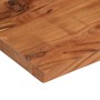 Tablero de mesa rectangular madera maciza acacia 70x40x2,5 cm