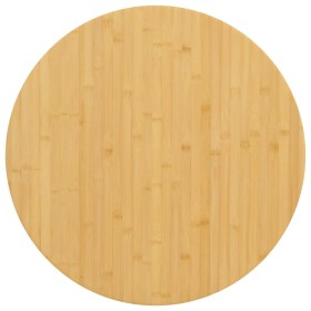Tablero de mesa de bambú Ø70x2,5 cm