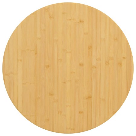 Tablero de mesa de bambú Ø70x2,5 cm