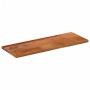 Tablero de mesa rectangular madera maciza acacia 80x20x3,8 cm