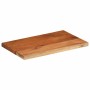 Tablero de mesa rectangular madera maciza acacia 40x30x3,8 cm