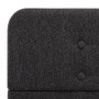 Estructura de cama de arpillera gris oscuro 90x200 cm