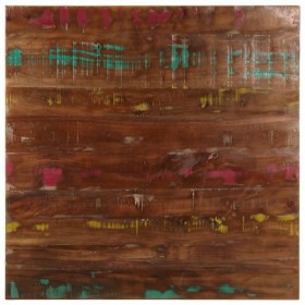 Tablero de mesa cuadrado madera maciza reciclada 80x80x3,8 cm Tablero de mesa cuadrado madera maciza reciclada 80x80x3,8 cm