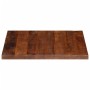Tablero de mesa cuadrado madera maciza reciclada 70x70x2,5 cm