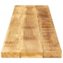 Tablero de mesa rectangular madera mango rugosa 140x20x2,5 cm en Tableros para mesas | Comprar online en Foro24