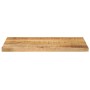 Tablero de mesa rectangular madera mango rugosa 60x30x2,5 cm