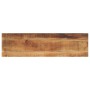 Tablero de mesa rectangular madera mango rugosa 110x30x2,5 cm